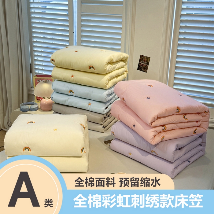 91家纺网 家纺一手货源 找家纺 （总）糯米猪家纺 2025新款A类卡皮巴拉全棉夹棉床笠