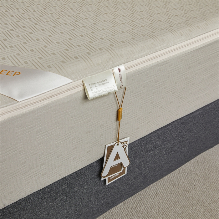 91家纺网 家纺一手货源 找家纺 糯米猪家纺 2025春夏新款亲肤棉六面全包防水压花床笠单件单床笠 浅卡其