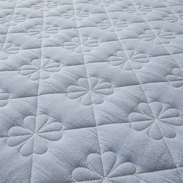 91家纺网 家纺一手货源 找家纺 （总）糯米猪家纺 2025新款全棉纯棉色织水洗棉六面全包床笠