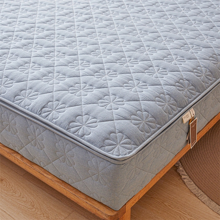 91家纺网 家纺一手货源 找家纺 （总）糯米猪家纺 2025新款全棉纯棉色织水洗棉六面全包床笠