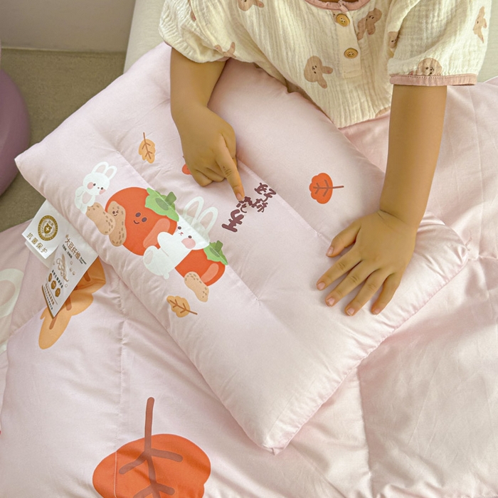 91家纺网 家纺一手货源 找家纺 暖羽屋羽绒馆 2025新款95绒子鸭绒被 羽绒被芯儿童学生羽绒被婴幼儿园冬被子 好事发生