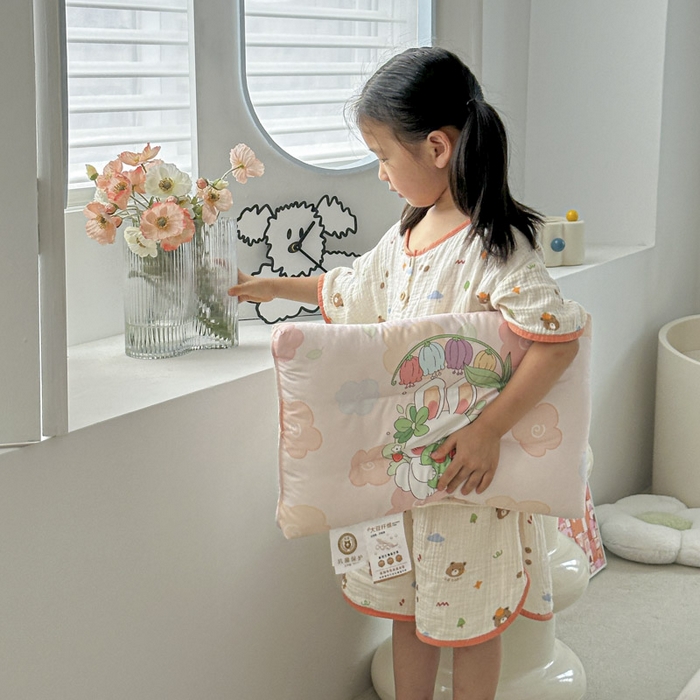 91家纺网 家纺一手货源 找家纺 暖羽屋羽绒馆 2025新款95绒子鸭绒被 羽绒被芯儿童学生羽绒被婴幼儿园冬被子 花和伞