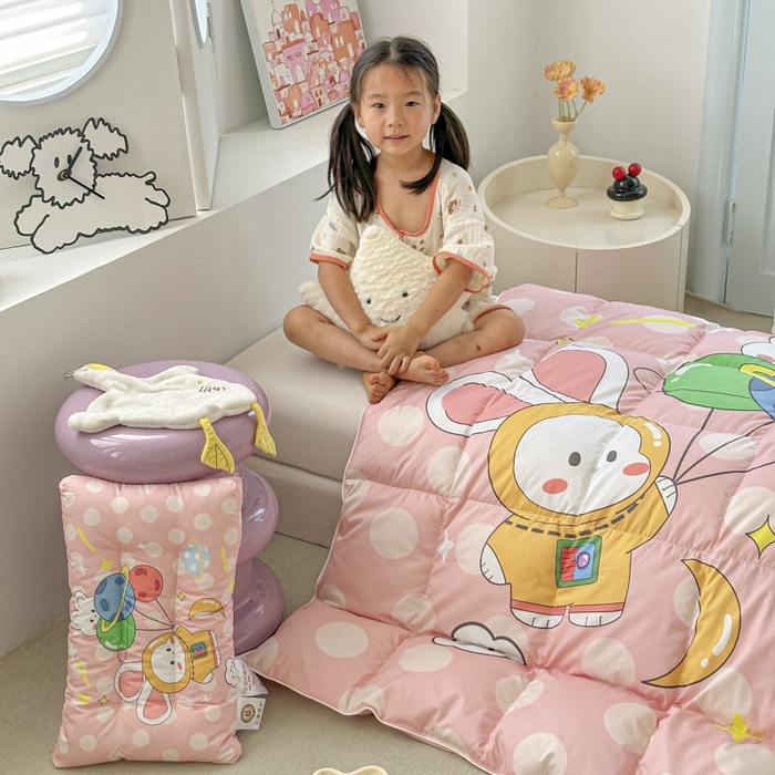 91家纺网 家纺一手货源 找家纺 暖羽屋羽绒馆 2025新款95绒子鸭绒被 羽绒被芯儿童学生羽绒被婴幼儿园冬被子 梦想星球