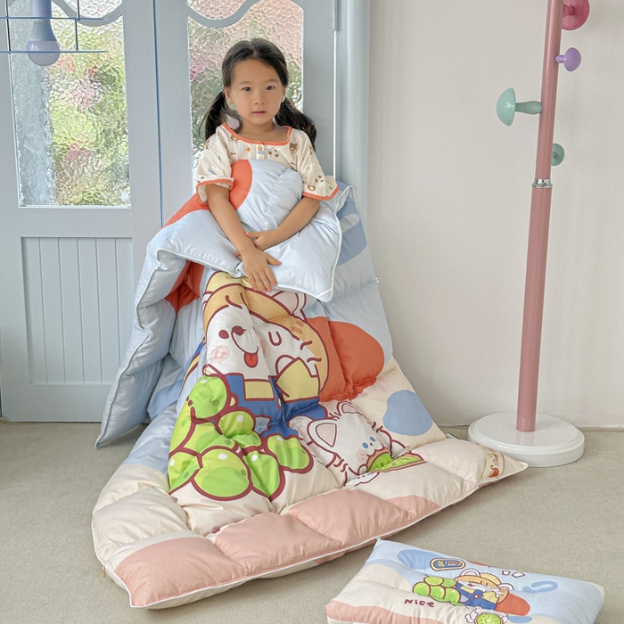 91家纺网 家纺一手货源 找家纺 暖羽屋羽绒馆 2025新款95绒子鸭绒被 羽绒被芯儿童学生羽绒被婴幼儿园冬被子 甜香