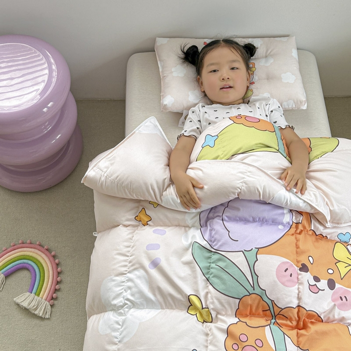 91家纺网 家纺一手货源 找家纺 暖羽屋羽绒馆 2025新款95绒子鸭绒被 羽绒被芯儿童学生羽绒被婴幼儿园冬被子 小柴乐乐