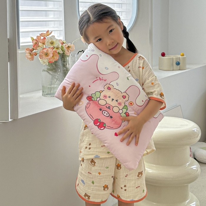 91家纺网 家纺一手货源 找家纺 暖羽屋羽绒馆 2025新款95绒子鸭绒被 羽绒被芯儿童学生羽绒被婴幼儿园冬被子 猪猪熊