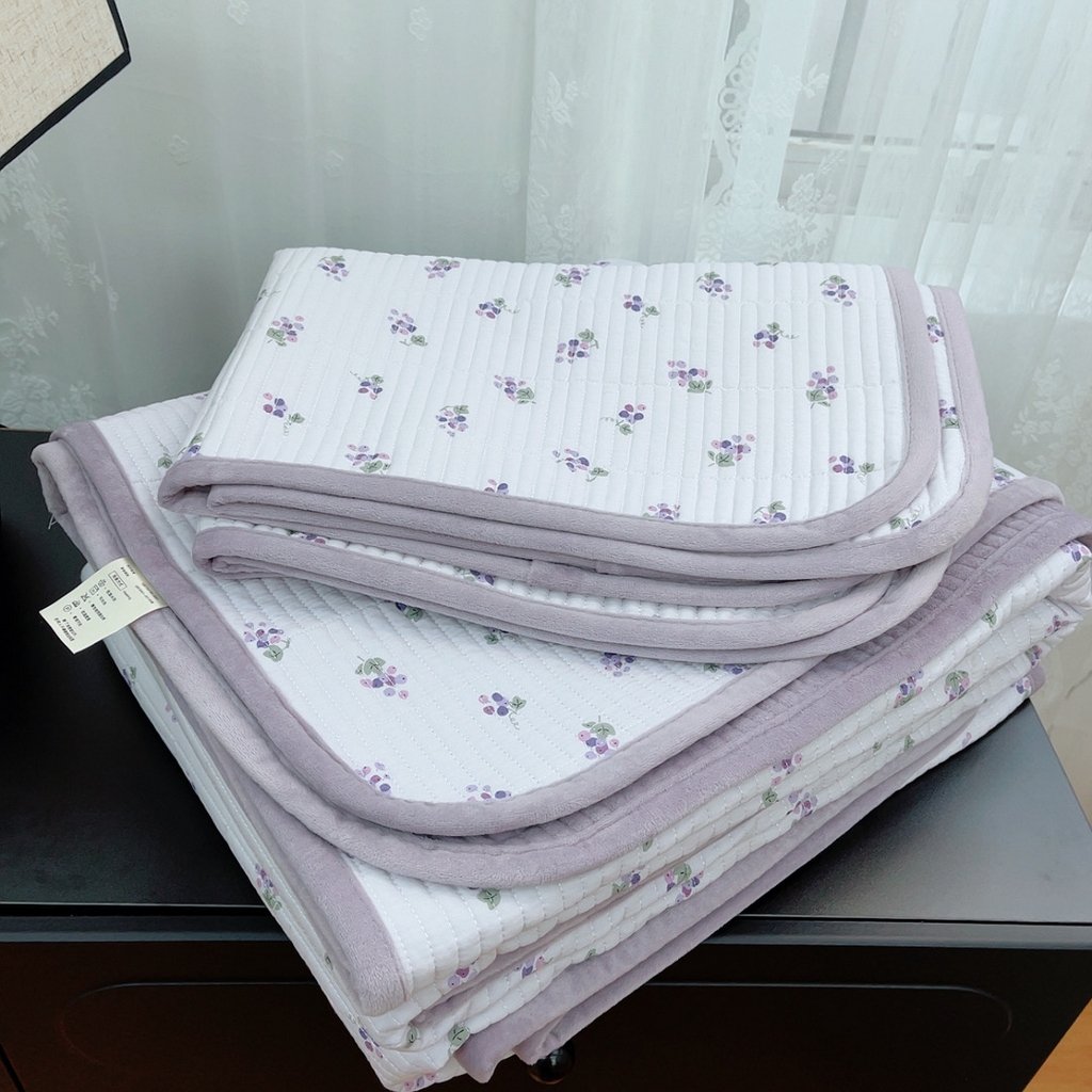 91家纺网 家纺一手货源 找家纺 （总）暖居 2025新款棉加绒印花床盖