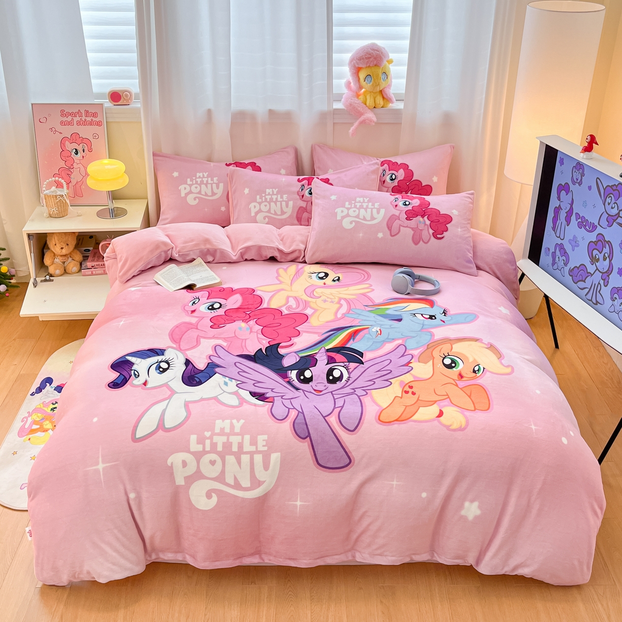 91家纺网 家纺一手货源 找家纺 （总）金爱家 2025新款高克重牛奶绒单品系列保暖床单床笠单件