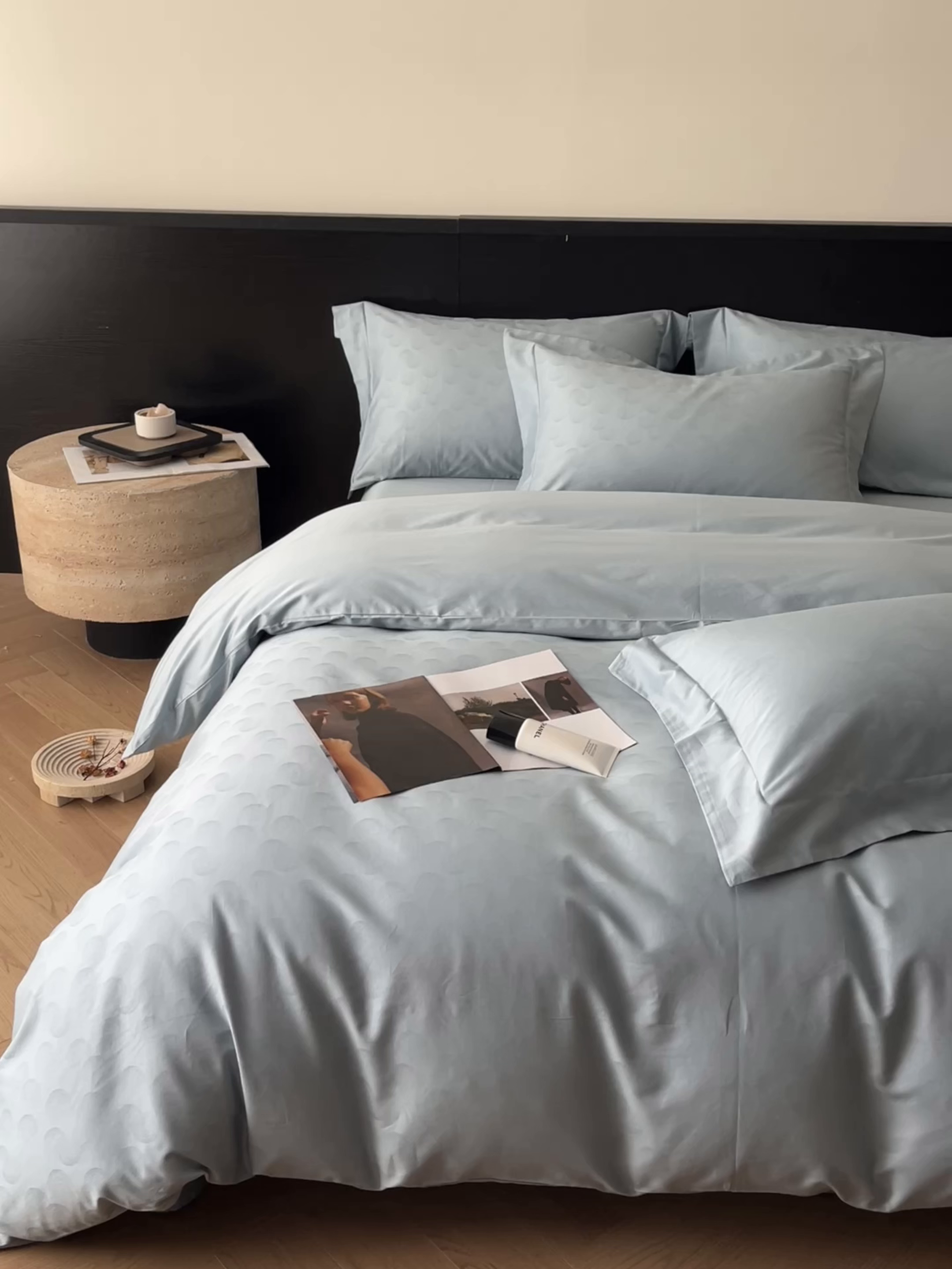 91家纺网 家纺一手货源 找家纺 （总）群鹿家访 25年新款长绒棉简约款四件套