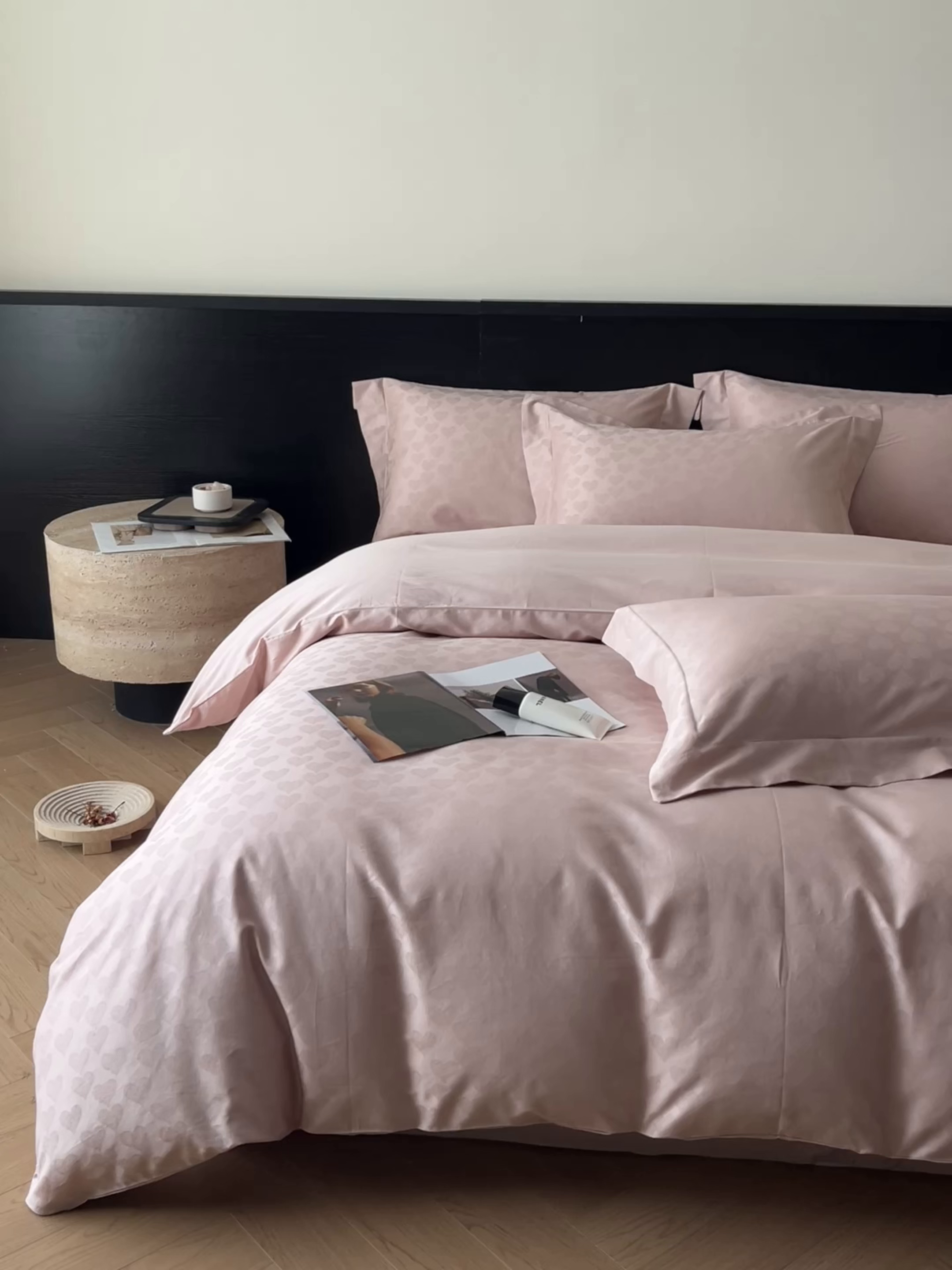 91家纺网 家纺一手货源 找家纺 （总）群鹿家访 25年新款长绒棉简约款四件套