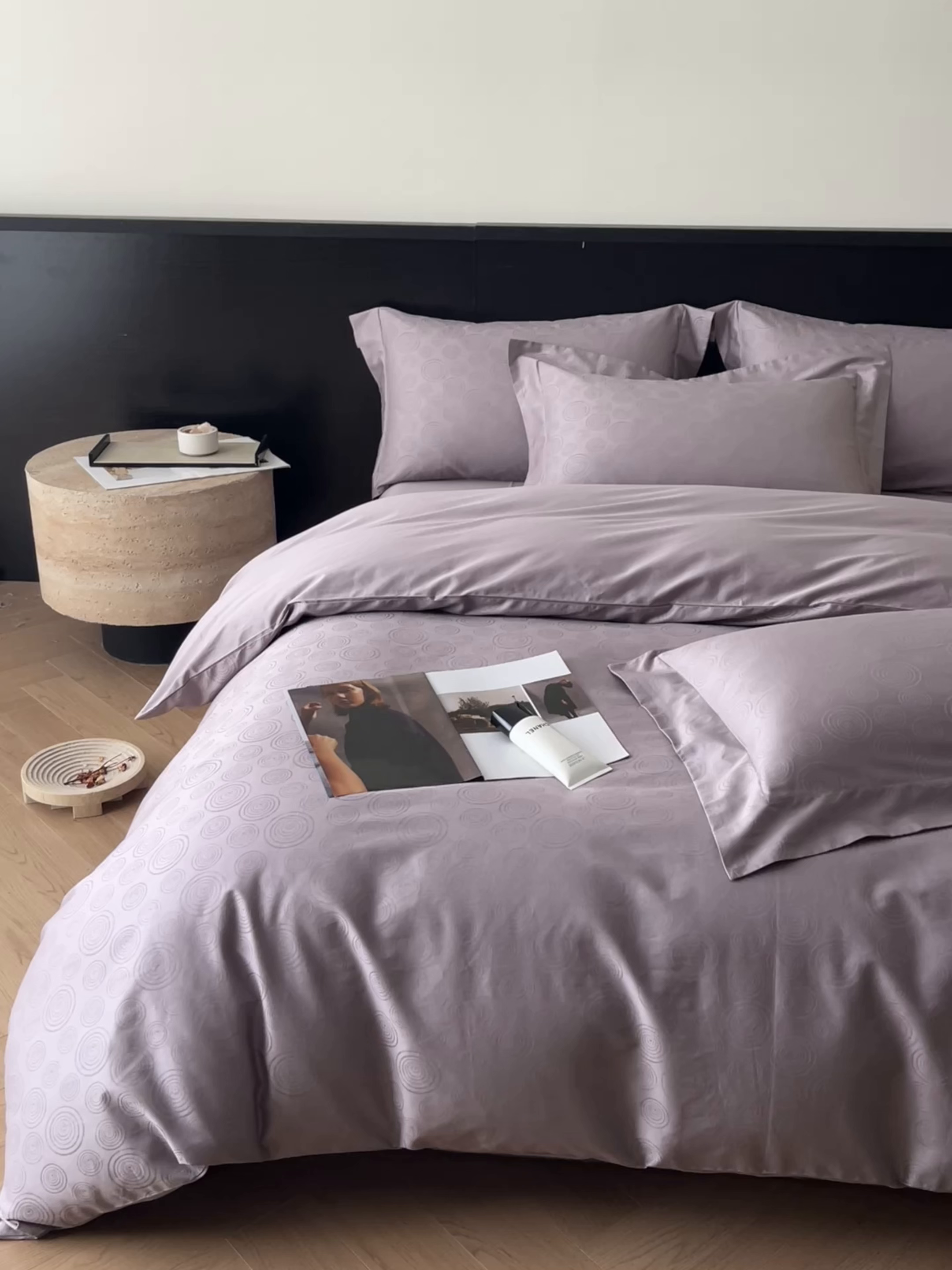 91家纺网 家纺一手货源 找家纺 （总）群鹿家访 25年新款长绒棉简约款四件套