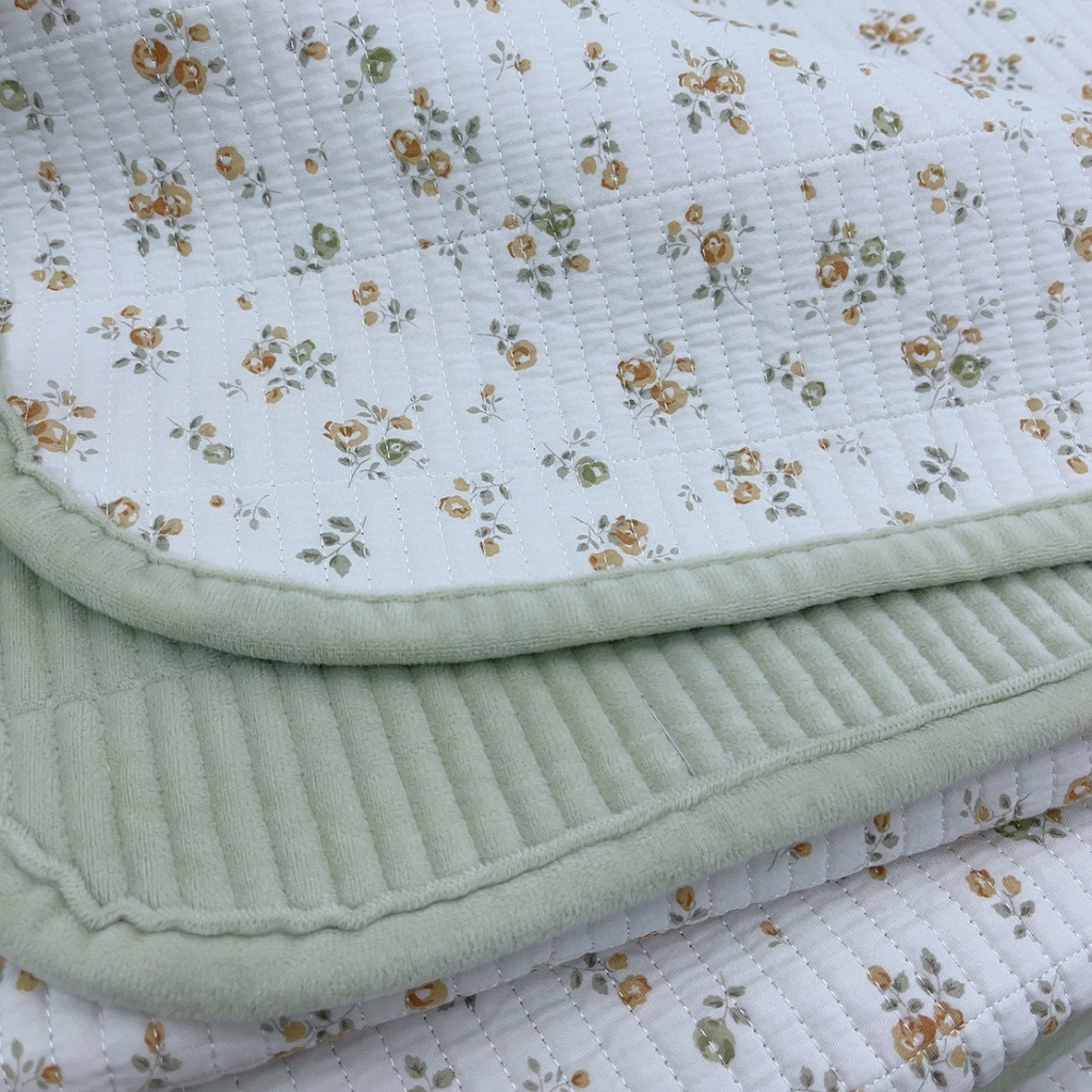 91家纺网 家纺一手货源 找家纺 暖居 2025新款棉加绒印花床盖 桂花香