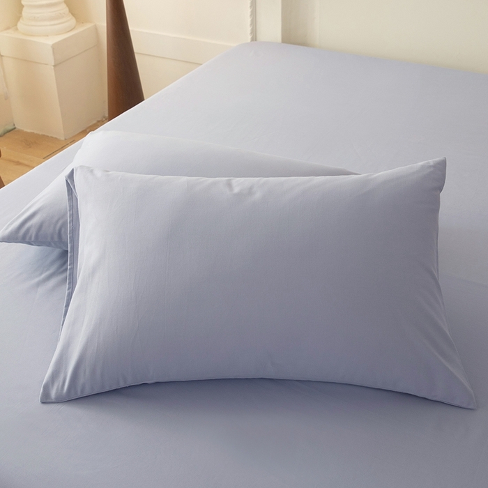 91家纺网 家纺一手货源 找家纺 八十八家纺 2025新款全棉纯棉素色水洗棉床笠单品单床笠床笠单件 加厚天蓝