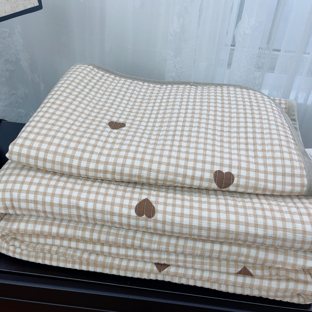 91家纺网 家纺一手货源 找家纺 暖居 2025新款棉加绒印花床盖 星灿