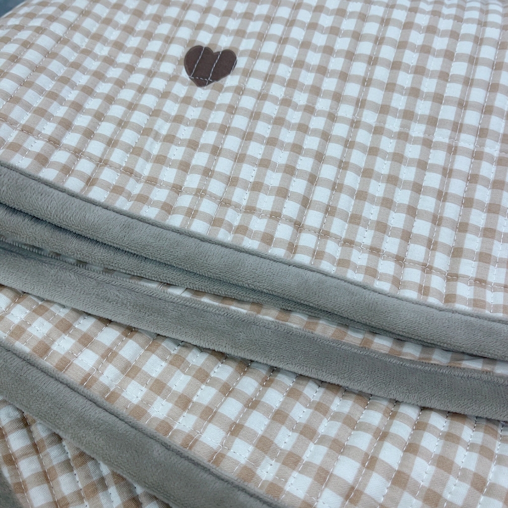 91家纺网 家纺一手货源 找家纺 暖居 2025新款棉加绒印花床盖 星灿