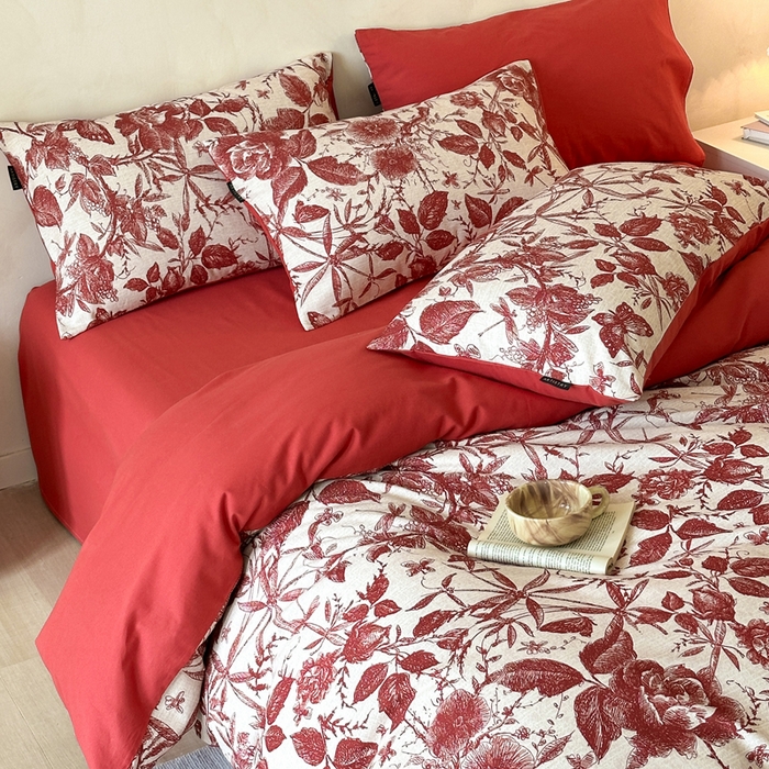 91家纺网 家纺一手货源 找家纺 （总）寐居家纺 2025新款A类全棉纯棉磨毛印花四件套