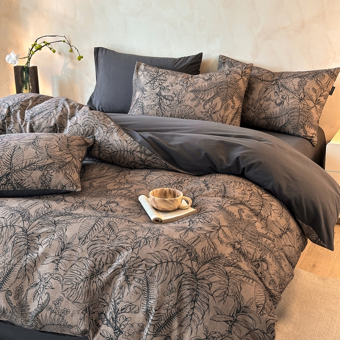 91家纺网 家纺一手货源 找家纺 寐居家纺 2025新款A类全棉纯棉磨毛印花四件套 蕉叶