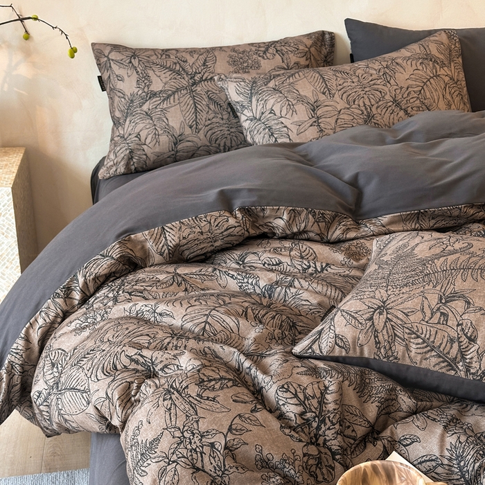 91家纺网 家纺一手货源 找家纺 寐居家纺 2025新款A类全棉纯棉磨毛印花四件套 蕉叶