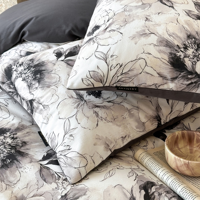 91家纺网 家纺一手货源 找家纺 寐居家纺 2025新款A类全棉纯棉磨毛印花四件套 远黛