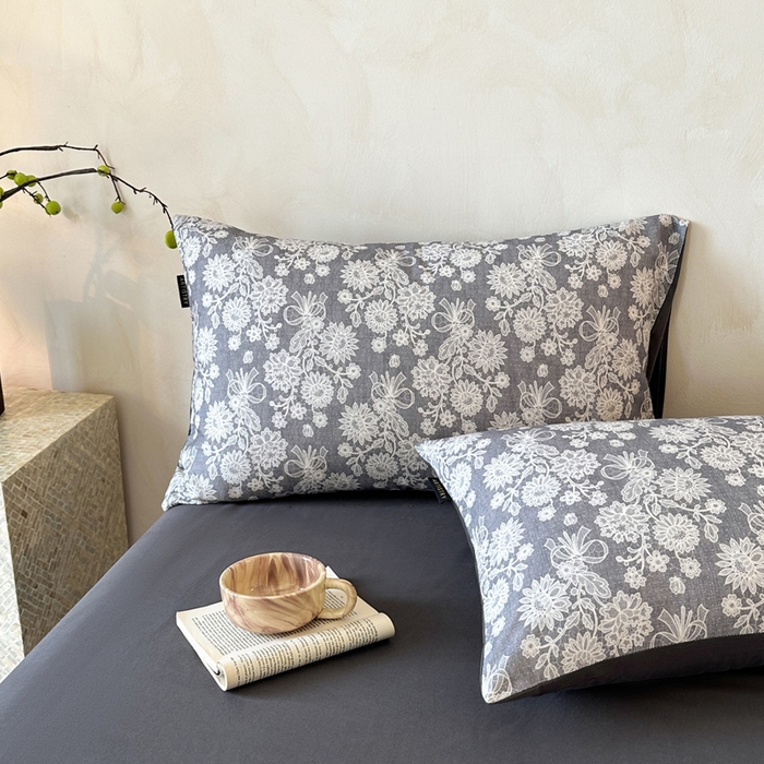 91家纺网 家纺一手货源 找家纺 寐居家纺 2025新款A类全棉纯棉磨毛印花四件套 锦卉