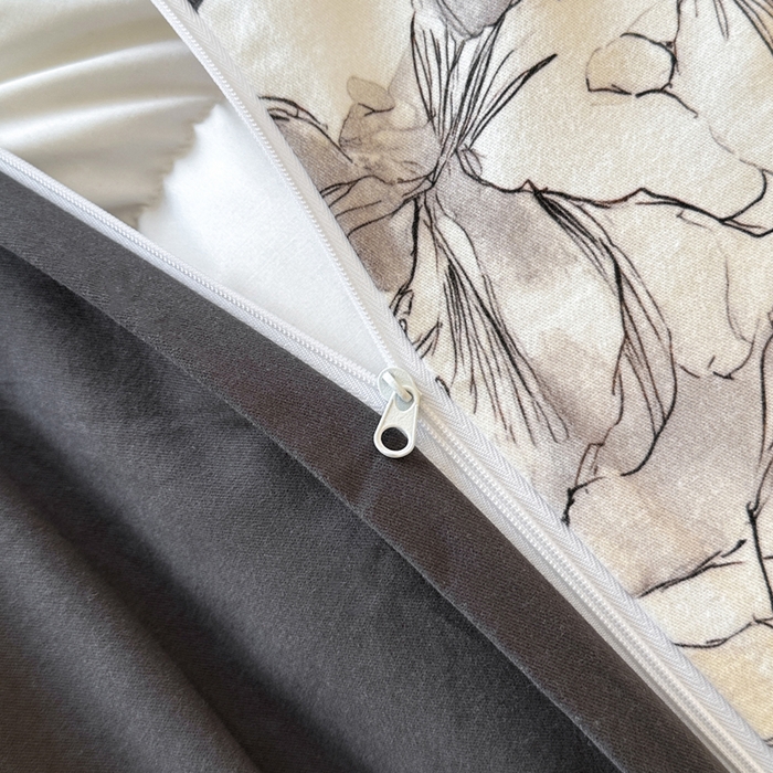 91家纺网 家纺一手货源 找家纺 寐居家纺 2025新款A类全棉纯棉磨毛印花四件套 远黛