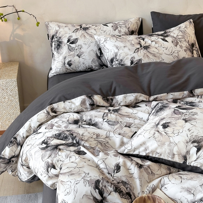 91家纺网 家纺一手货源 找家纺 寐居家纺 2025新款A类全棉纯棉磨毛印花四件套 远黛