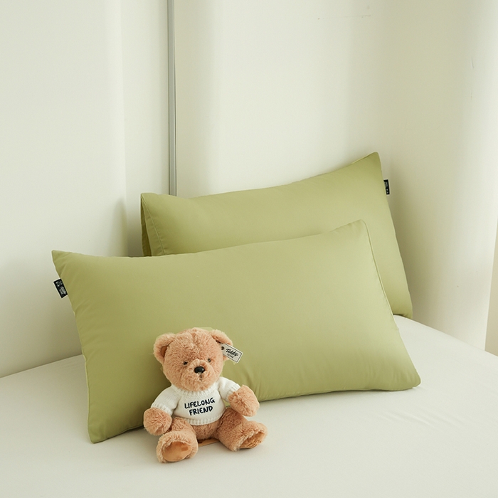 91家纺网 家纺一手货源 找家纺 泰迪爱兰Teddy ISLAND  2026新款全棉40S单品刺绣床单 果绿