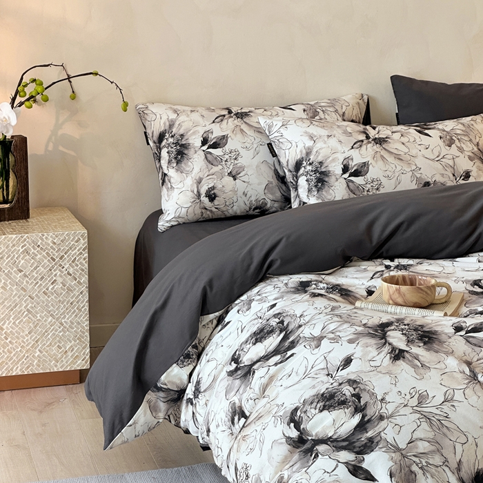 91家纺网 家纺一手货源 找家纺 寐居家纺 2025新款A类全棉纯棉磨毛印花四件套 远黛