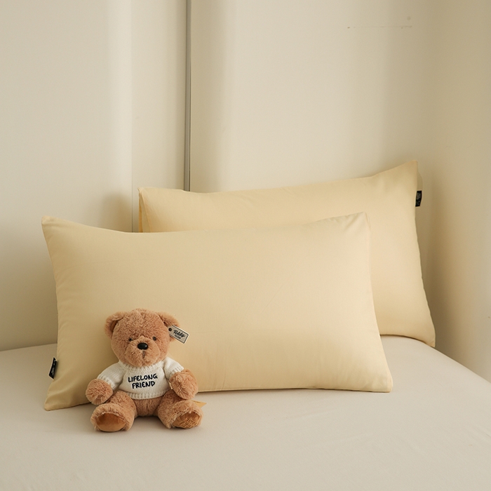 91家纺网 家纺一手货源 找家纺 泰迪爱兰Teddy ISLAND  2026新款全棉40S单品刺绣床单 奶昔白