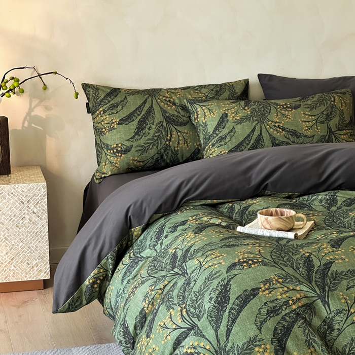 91家纺网 家纺一手货源 找家纺 寐居家纺 2025新款A类全棉纯棉磨毛印花四件套 青枝