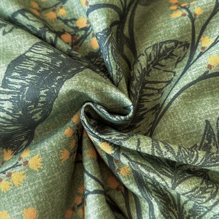 91家纺网 家纺一手货源 找家纺 寐居家纺 2025新款A类全棉纯棉磨毛印花四件套 青枝