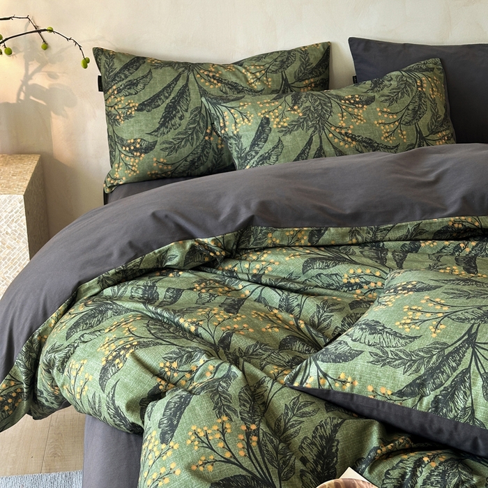 91家纺网 家纺一手货源 找家纺 寐居家纺 2025新款A类全棉纯棉磨毛印花四件套 青枝