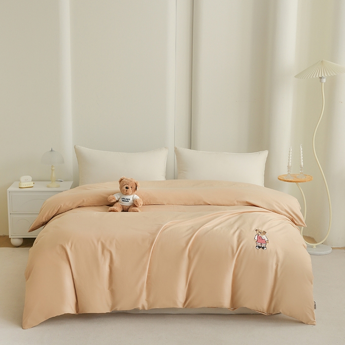 91家纺网 家纺一手货源 找家纺 （总）泰迪爱兰Teddy ISLAND  2025新款全棉40S单品刺绣被套