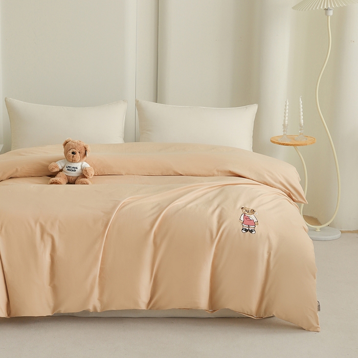 91家纺网 家纺一手货源 找家纺 （总）泰迪爱兰Teddy ISLAND  2025新款全棉40S单品刺绣被套