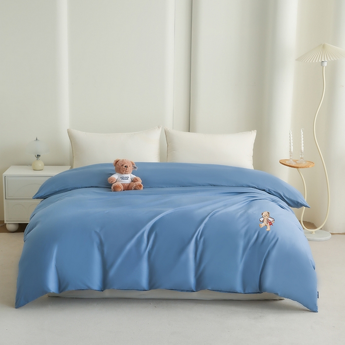 91家纺网 家纺一手货源 找家纺 泰迪爱兰Teddy ISLAND  2026新款全棉40S单品刺绣被套 宾利兰