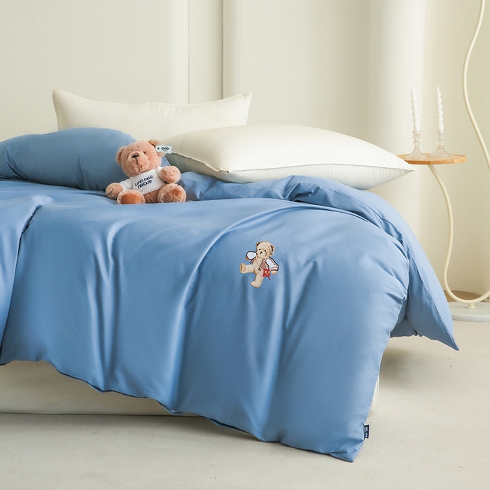 91家纺网 家纺一手货源 找家纺 泰迪爱兰Teddy ISLAND  2026新款全棉40S单品刺绣被套 宾利兰