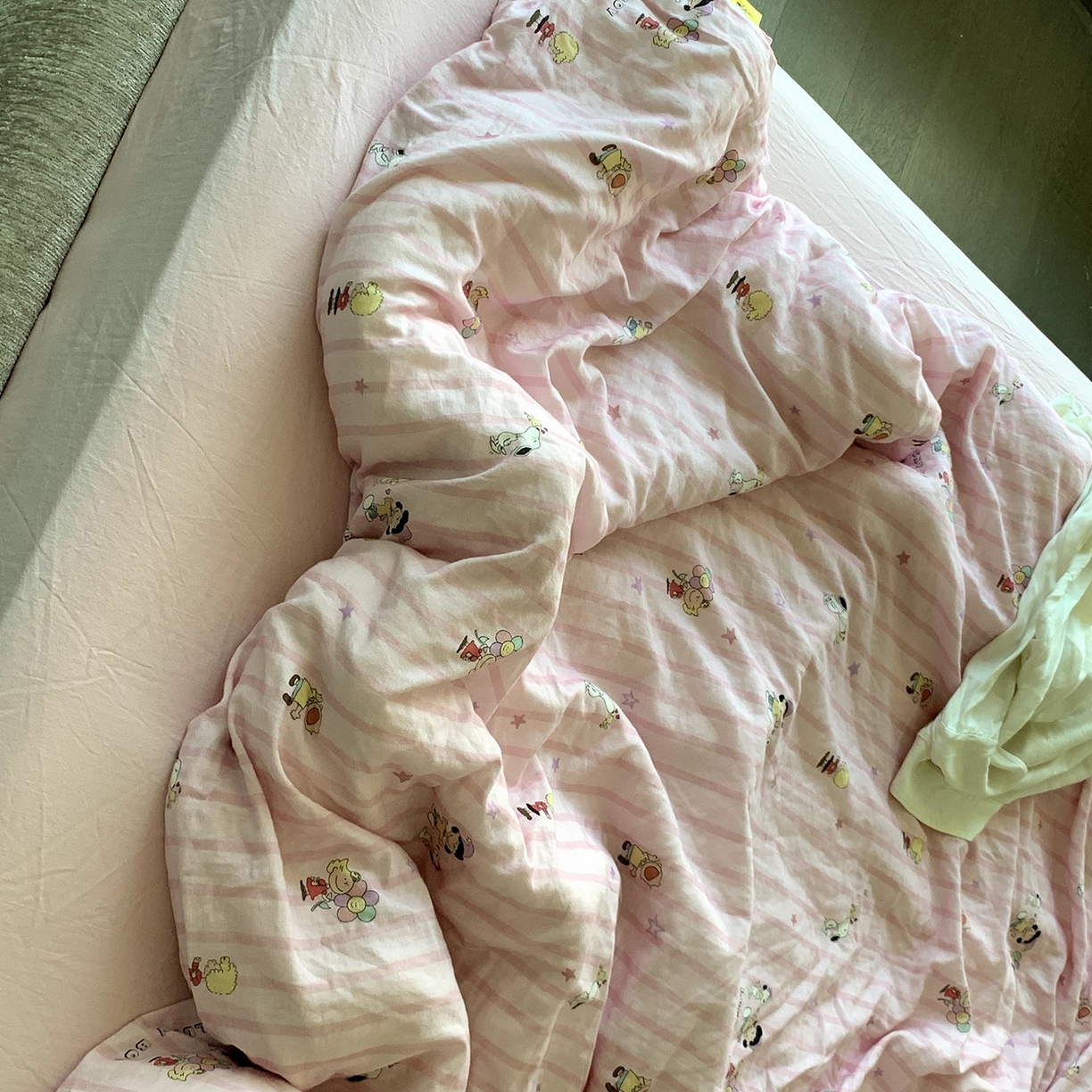 91家纺网 家纺一手货源 找家纺 源启生活 2025新款正版史努比系列全棉纯棉双层纱四件套 幸运史努比