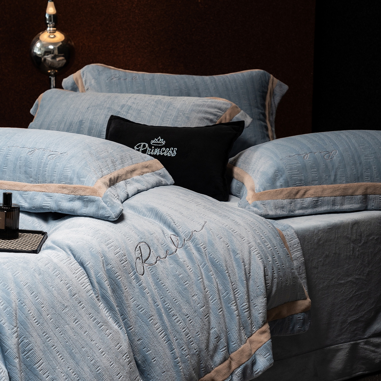 91家纺网 家纺一手货源 找家纺 （总）瑞雪家居 2025新款亲肤舒适四件套-纹屿系列