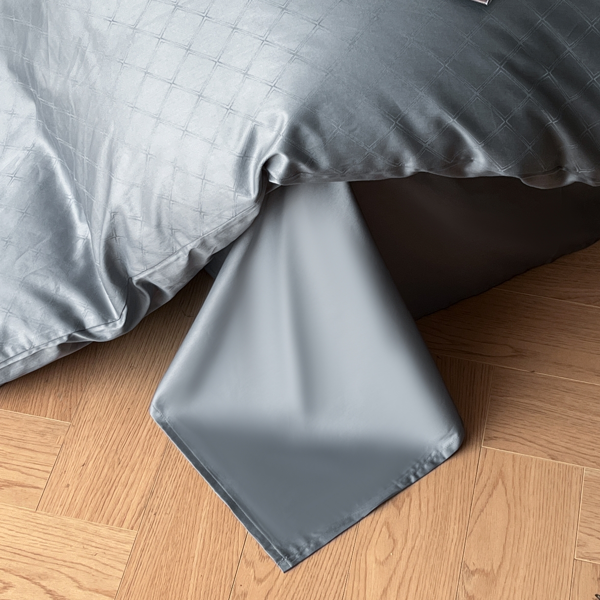 91家纺网 家纺一手货源 找家纺 群鹿家访 25年新款长绒棉简约款四件套 布拉格