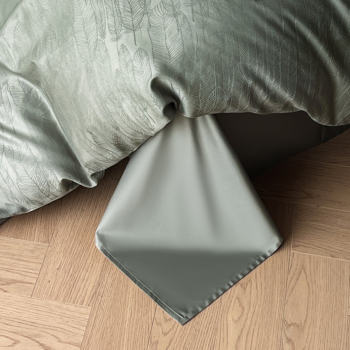 91家纺网 家纺一手货源 找家纺 群鹿家访 25年新款长绒棉简约款四件套 柔梦