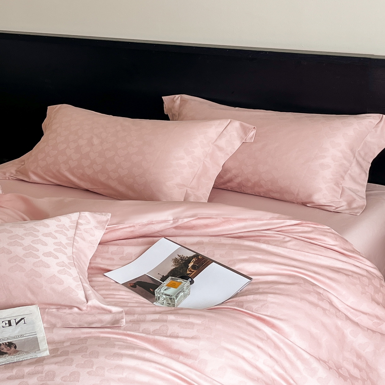 91家纺网 家纺一手货源 找家纺 群鹿家访 25年新款长绒棉简约款四件套 童心