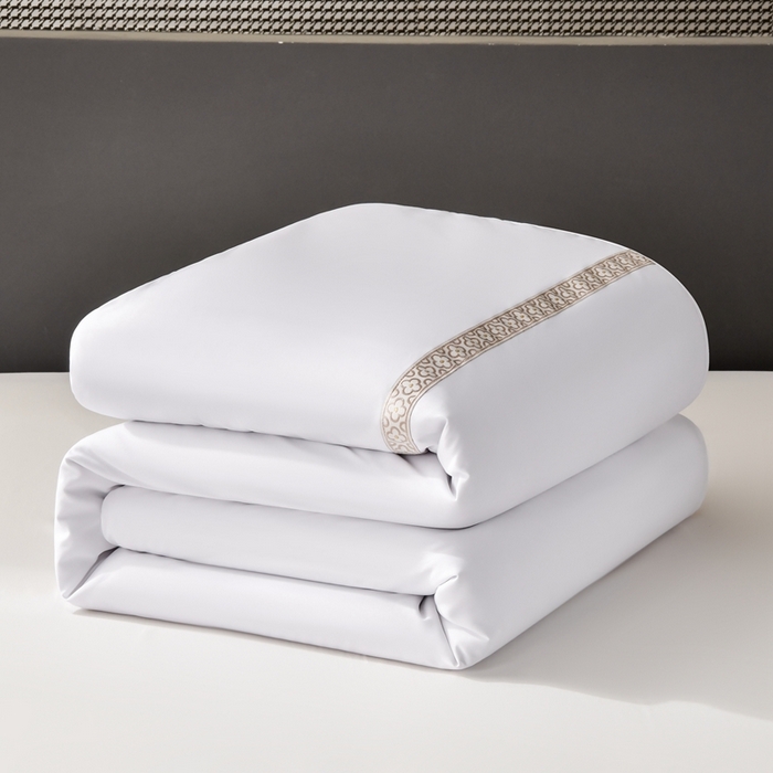 91家纺网 家纺一手货源 找家纺 啊雅家居 2026新款加厚磨毛织带绑带款民宿四件套 宽织带绑带款