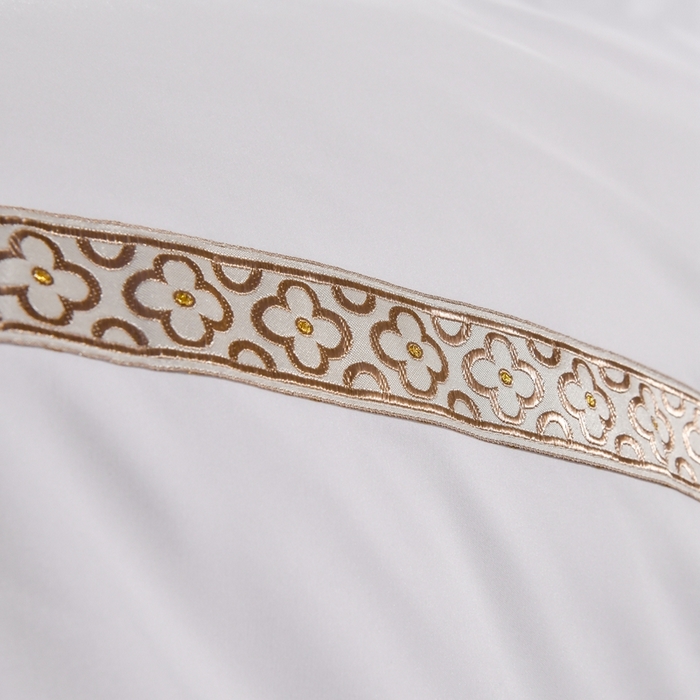 91家纺网 家纺一手货源 找家纺 啊雅家居 2026新款加厚磨毛织带绑带款民宿四件套 宽织带绑带款