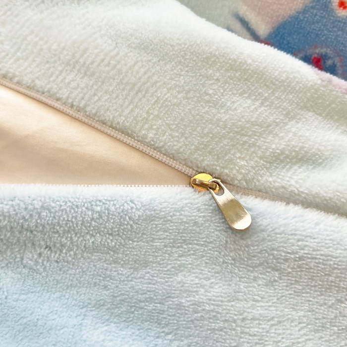 91家纺网 家纺一手货源 找家纺 寐居家纺 2025新款印花牛奶绒四件套 洛洛小狗