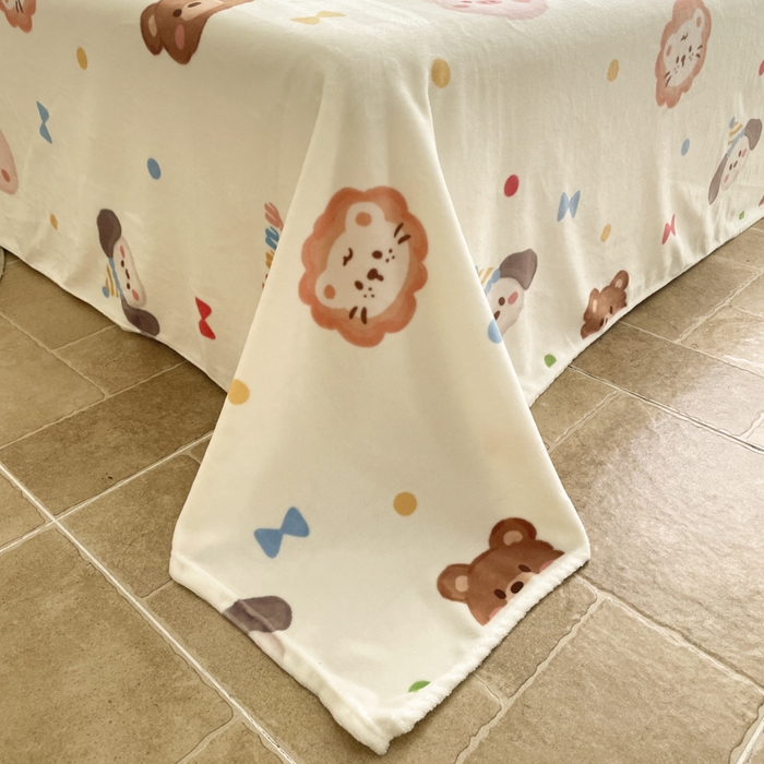 91家纺网 家纺一手货源 找家纺 （总）寐居家纺 2025新款牛奶绒大版毛巾绣床单款四件套