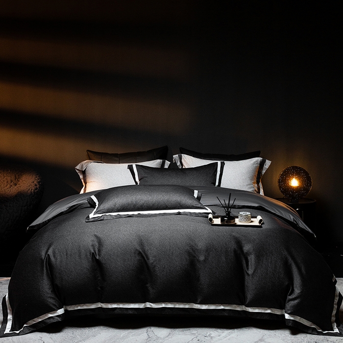 91家纺网 家纺一手货源 找家纺 （总）ONE TWO ONE 121 2025新款Epoch时代轻奢系列高支高密贡缎长绒棉四件套