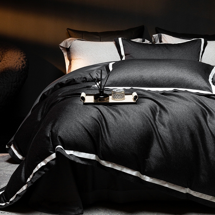 91家纺网 家纺一手货源 找家纺 （总）ONE TWO ONE 121 2025新款Epoch时代轻奢系列高支高密贡缎长绒棉四件套