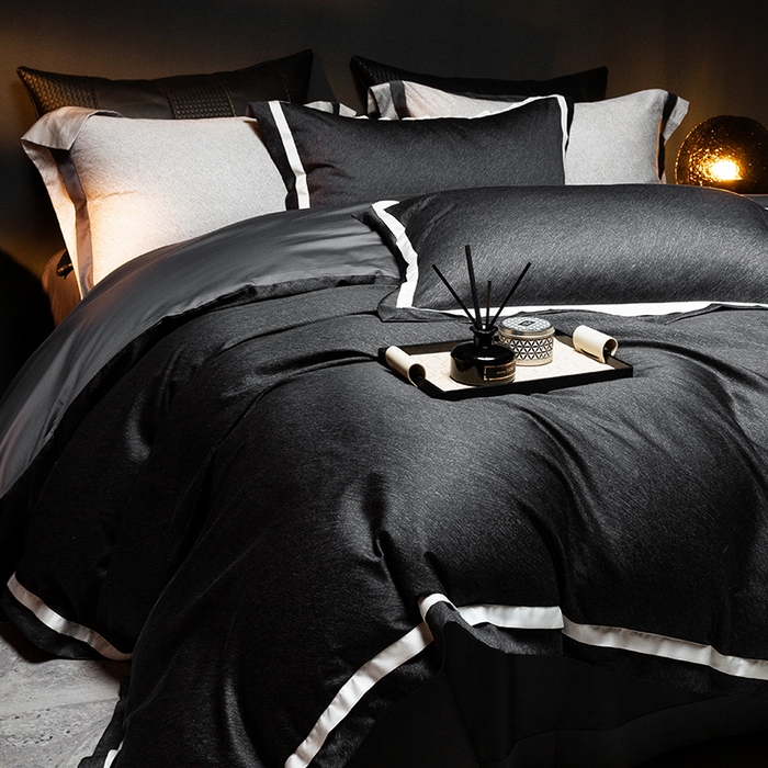 （总）ONE TWO ONE 121 2025新款Epoch时代轻奢系列高支高密贡缎长绒棉四件套