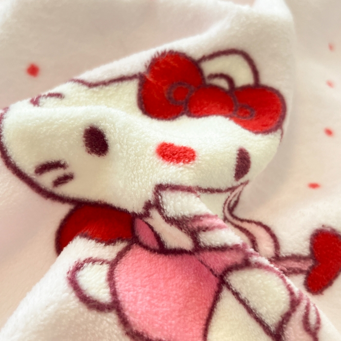 91家纺网 家纺一手货源 找家纺 寐居家纺 2025新款印花牛奶绒四件套 甜心粉粉猫