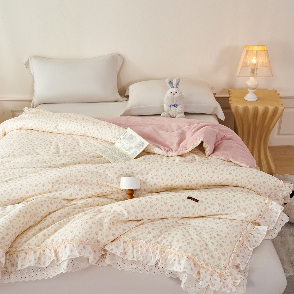 优希家纺 2025新款秘境花园春秋被被子被芯 漫花语